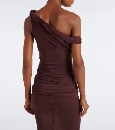 Rick Owens Lilies Laeti draped one-shoulder jersey top | Thumbnail 5 Rick Owens Lilies Laeti draped one-shoulder jersey top | Thumbnail 5