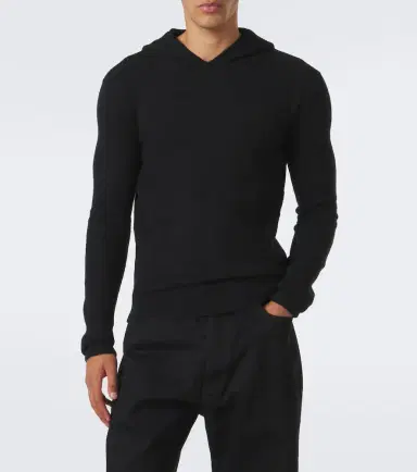 Rick Owens Knitted cashmere-blend hoodie | Thumbnail 4 Rick Owens Knitted cashmere-blend hoodie | Thumbnail 4