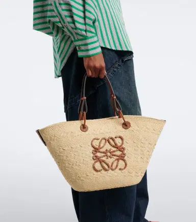 Loewe Anagram Medium leather-trimmed basket bag | Thumbnail 6 Loewe Anagram Medium leather-trimmed basket bag | Thumbnail 6