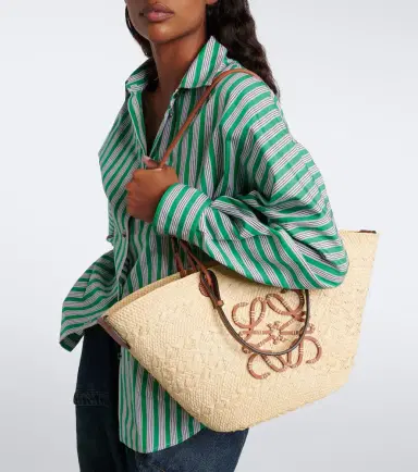 Loewe Anagram Medium leather-trimmed basket bag | Thumbnail 7 Loewe Anagram Medium leather-trimmed basket bag | Thumbnail 7
