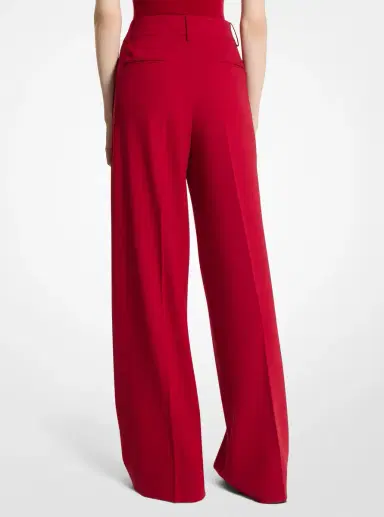 Michael Kors Collection Stretch Wool Pleated Slouch Trousers | Thumbnail 2 Michael Kors Collection Stretch Wool Pleated Slouch Trousers | Thumbnail 2