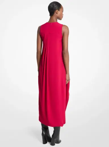 Michael Kors Collection Draped Georgette Dress | Thumbnail 2 Michael Kors Collection Draped Georgette Dress | Thumbnail 2