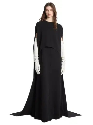 Michael Kors Collection Double Faced Stretch Wool Cape Gown | Thumbnail 1 Michael Kors Collection Double Faced Stretch Wool Cape Gown | Thumbnail 1