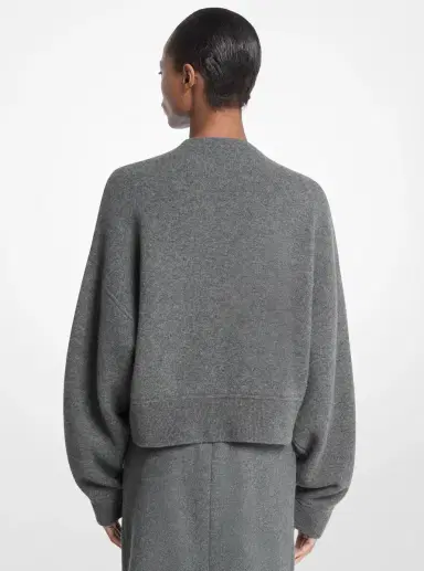 Michael Kors Collection Drop Shoulder Cashmere Blend Sweater | Thumbnail 2 Michael Kors Collection Drop Shoulder Cashmere Blend Sweater | Thumbnail 2