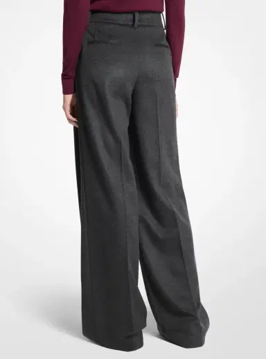 Michael Kors Collection Cashmere Pleated Slouch Trousers | Thumbnail 2 Michael Kors Collection Cashmere Pleated Slouch Trousers | Thumbnail 2