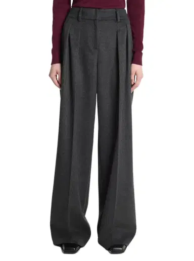 Michael Kors Collection Cashmere Pleated Slouch Trousers | Thumbnail 1 Michael Kors Collection Cashmere Pleated Slouch Trousers | Thumbnail 1