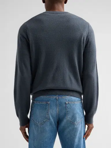 Vince Men's Cashmere Crewneck Sweater - Azure - Size XXL | Thumbnail 3 Vince Men's Cashmere Crewneck Sweater - Azure - Size XXL | Thumbnail 3