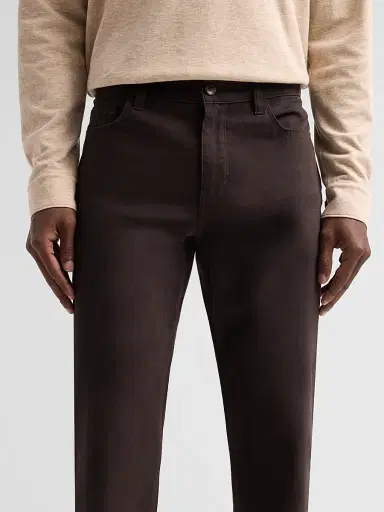 Vince Men's Dylan Cotton-Blend Chino Pants - Arabica - Size 38 | Thumbnail 5 Vince Men's Dylan Cotton-Blend Chino Pants - Arabica - Size 38 | Thumbnail 5