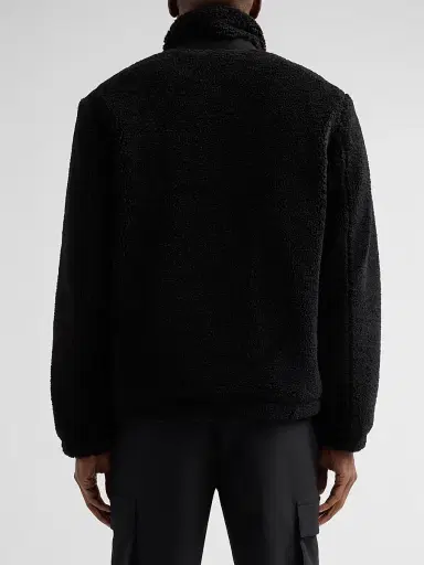 Vince Men's Faux-Sherpa Zip-Up Jacket - Black - Size XL | Thumbnail 3 Vince Men's Faux-Sherpa Zip-Up Jacket - Black - Size XL | Thumbnail 3