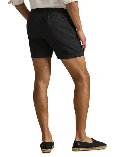 Polo Ralph Lauren Men's Prepster Linen Shorts - Polo Black | Thumbnail 4 Polo Ralph Lauren Men's Prepster Linen Shorts - Polo Black | Thumbnail 4