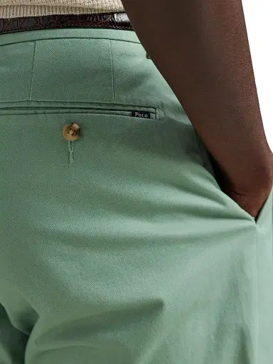 Polo Ralph Lauren Men's Military Stretch-Cotton Mid-Rise Straight-Leg Pants - Faded Mint | Thumbnail 5 Polo Ralph Lauren Men's Military Stretch-Cotton Mid-Rise Straight-Leg Pants - Faded Mint | Thumbnail 5