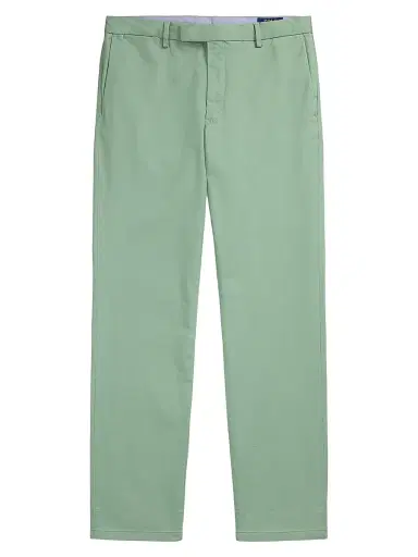 Polo Ralph Lauren Men's Military Stretch-Cotton Mid-Rise Straight-Leg Pants - Faded Mint | Thumbnail 1 Polo Ralph Lauren Men's Military Stretch-Cotton Mid-Rise Straight-Leg Pants - Faded Mint | Thumbnail 1