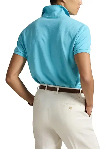 Polo Ralph Lauren Men's Custom-Slim-Fit Mesh Polo Shirt | Thumbnail 5 Polo Ralph Lauren Men's Custom-Slim-Fit Mesh Polo Shirt | Thumbnail 5
