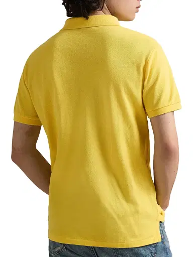 Polo Ralph Lauren Men's Custom-Slim-Fit Mesh Polo Shirt | Thumbnail 4 Polo Ralph Lauren Men's Custom-Slim-Fit Mesh Polo Shirt | Thumbnail 4