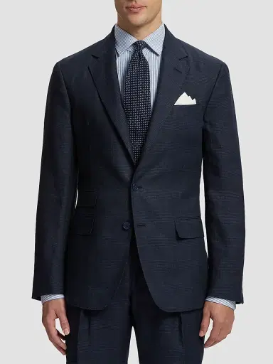 Ralph Lauren Purple Label Men's Kent Hand-Tailored Plaid Suit Jacket | Thumbnail 7 Ralph Lauren Purple Label Men's Kent Hand-Tailored Plaid Suit Jacket | Thumbnail 7