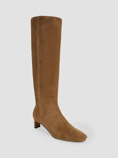 Vince Women's Lilith Tall Suede Knee-High Boots - Elmwood | Thumbnail 2 Vince Women's Lilith Tall Suede Knee-High Boots - Elmwood | Thumbnail 2