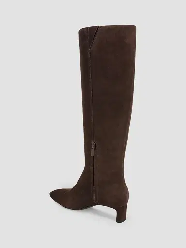 Vince Women's Lilith Tall Suede Knee-High Boots - Cacao Brown | Thumbnail 3 Vince Women's Lilith Tall Suede Knee-High Boots - Cacao Brown | Thumbnail 3