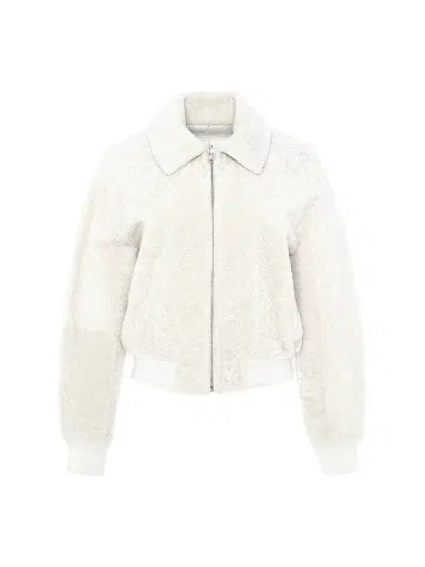 Gorski Women's Reversible Textured Shearling Lamb Zip Coat - | Thumbnail 1 Gorski Women's Reversible Textured Shearling Lamb Zip Coat - | Thumbnail 1