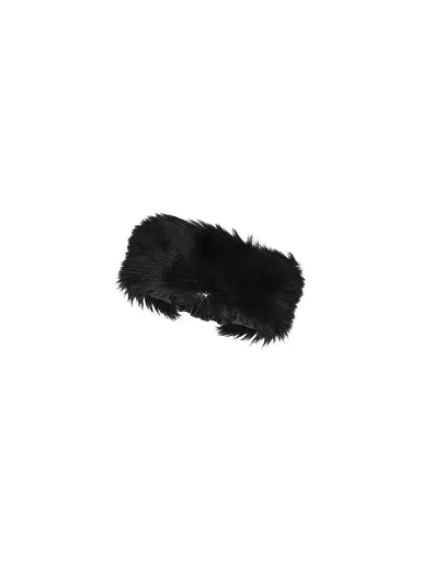 Gorski Women's Merinillo Shearling Lamb Headband - Black | Thumbnail 1 Gorski Women's Merinillo Shearling Lamb Headband - Black | Thumbnail 1