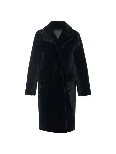 Gorski Women's Merino Shearling Lamb Short Coat - Black - Size Large | Thumbnail 1 Gorski Women's Merino Shearling Lamb Short Coat - Black - Size Large | Thumbnail 1