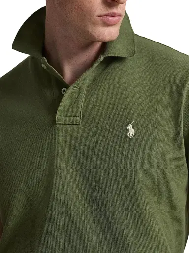 Polo Ralph Lauren Men's Custom-Slim-Fit Mesh Polo Shirt | Thumbnail 5 Polo Ralph Lauren Men's Custom-Slim-Fit Mesh Polo Shirt | Thumbnail 5