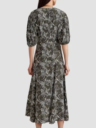La Ligne Women's Florence Dress - Taupe Floral | Thumbnail 3 La Ligne Women's Florence Dress - Taupe Floral | Thumbnail 3