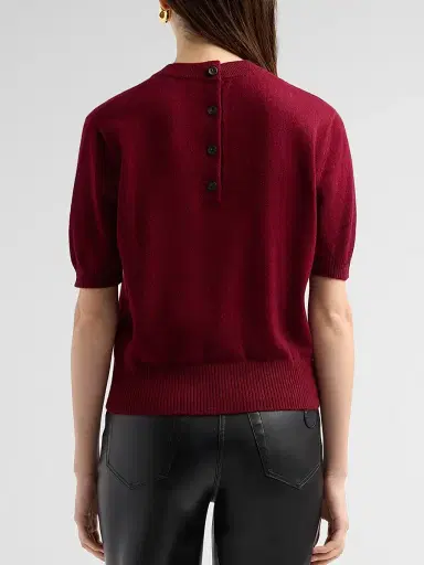 Altuzarra Women's Otto Cashmere Sweater - Grenache | Thumbnail 3 Altuzarra Women's Otto Cashmere Sweater - Grenache | Thumbnail 3