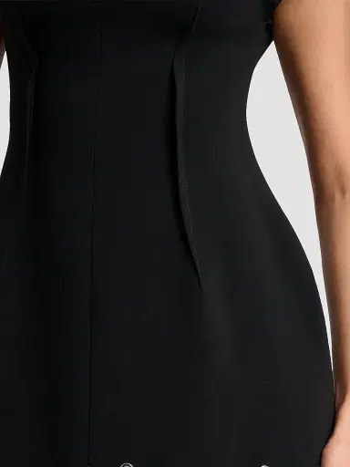 Proenza Schouler Women's Grazziela Grommet Mini Dress - Black | Thumbnail 5 Proenza Schouler Women's Grazziela Grommet Mini Dress - Black | Thumbnail 5