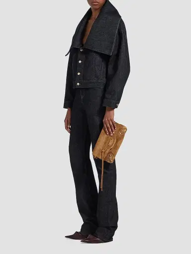 Balenciaga Women's Le City Clutch with Chain | Thumbnail 2 Balenciaga Women's Le City Clutch with Chain | Thumbnail 2