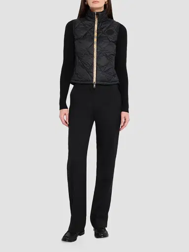 Burberry Women's Cheswick Check-Placket Quilted Vest | Thumbnail 2 Burberry Women's Cheswick Check-Placket Quilted Vest | Thumbnail 2