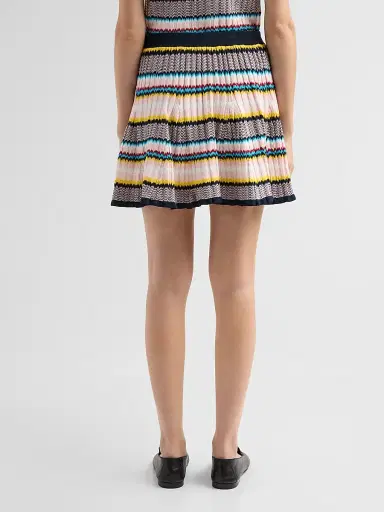 Casablanca Women's Chevron Mini Skirt | Thumbnail 3 Casablanca Women's Chevron Mini Skirt | Thumbnail 3