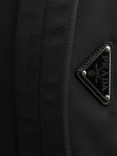 Prada Men's Re-Nylon and Saffiano Leather Tote Bag - Black | Thumbnail 6 Prada Men's Re-Nylon and Saffiano Leather Tote Bag - Black | Thumbnail 6