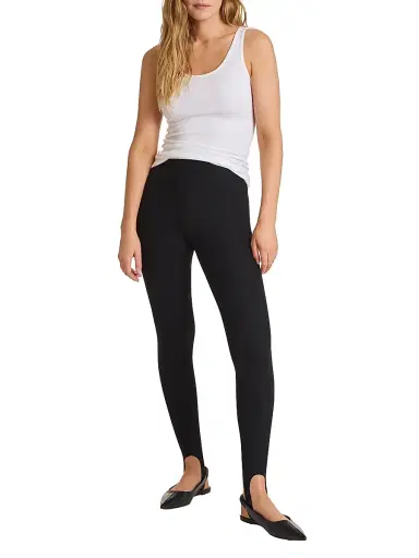Commando Women's Neoprene Stirrup Leggings - Black | Thumbnail 2 Commando Women's Neoprene Stirrup Leggings - Black | Thumbnail 2