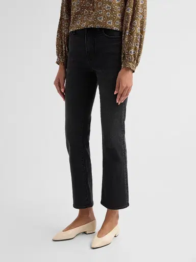 Veronica Beard Women's Milla High-Rise Straight-Leg Jeans - Washed Onyx - Size 32 | Thumbnail 4 Veronica Beard Women's Milla High-Rise Straight-Leg Jeans - Washed Onyx - Size 32 | Thumbnail 4