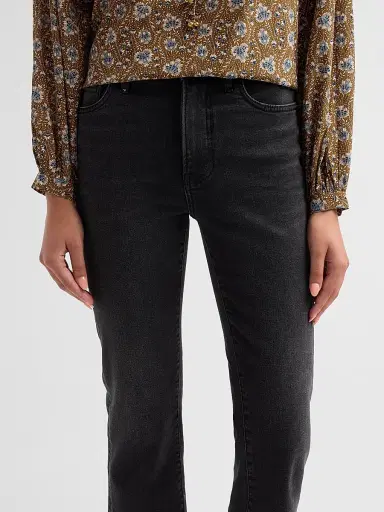 Veronica Beard Women's Milla High-Rise Straight-Leg Jeans - Washed Onyx - Size 32 | Thumbnail 5 Veronica Beard Women's Milla High-Rise Straight-Leg Jeans - Washed Onyx - Size 32 | Thumbnail 5