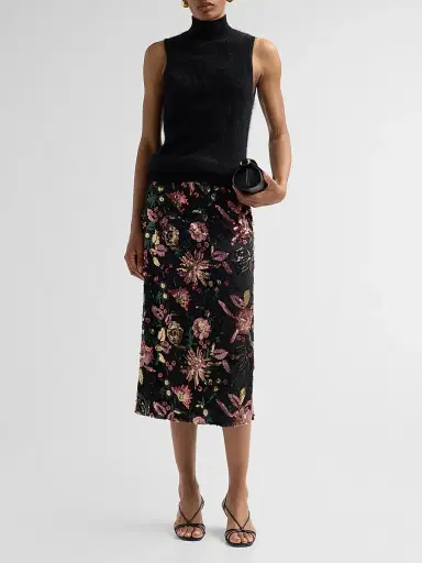 Ramy Brook Women's Dora Cashmere Sleeveless Sweater - Black | Thumbnail 2 Ramy Brook Women's Dora Cashmere Sleeveless Sweater - Black | Thumbnail 2
