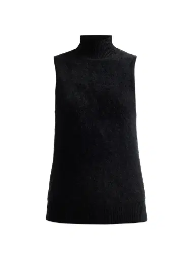 Ramy Brook Women's Dora Cashmere Sleeveless Sweater - Black | Thumbnail 1 Ramy Brook Women's Dora Cashmere Sleeveless Sweater - Black | Thumbnail 1