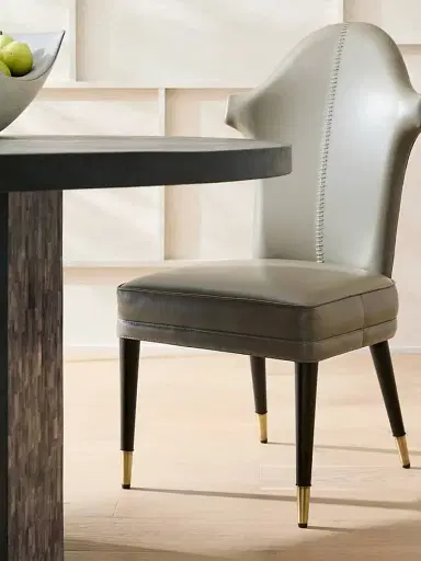 Arteriors Lincoln Dining Chair - Grey | Thumbnail 3 Arteriors Lincoln Dining Chair - Grey | Thumbnail 3
