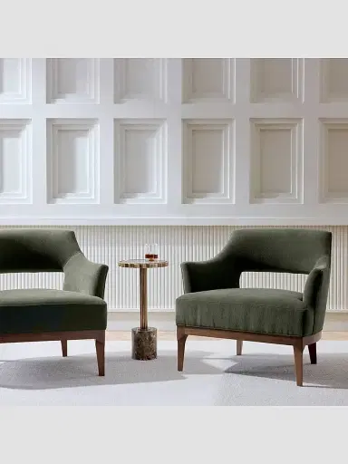 Arteriors Laurette Performance Chenille Chair - Green | Thumbnail 5 Arteriors Laurette Performance Chenille Chair - Green | Thumbnail 5