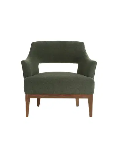 Arteriors Laurette Performance Chenille Chair - Green | Thumbnail 1 Arteriors Laurette Performance Chenille Chair - Green | Thumbnail 1