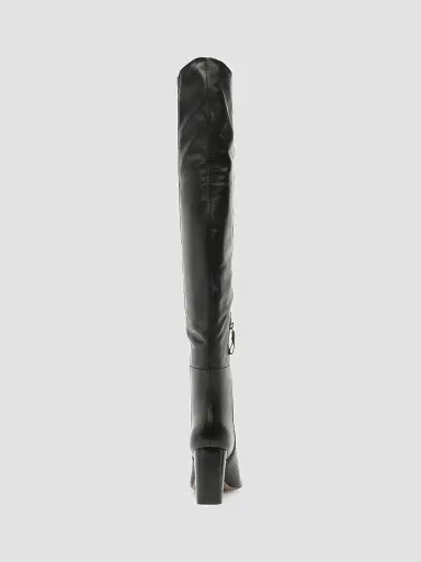 Alexandre Birman Women's Anna Slouch 70MM Leather Boots - Black | Thumbnail 7 Alexandre Birman Women's Anna Slouch 70MM Leather Boots - Black | Thumbnail 7