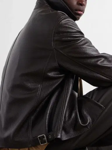 Loewe Full-Grained Leather Jacket - Men | Thumbnail 5 Loewe Full-Grained Leather Jacket - Men | Thumbnail 5