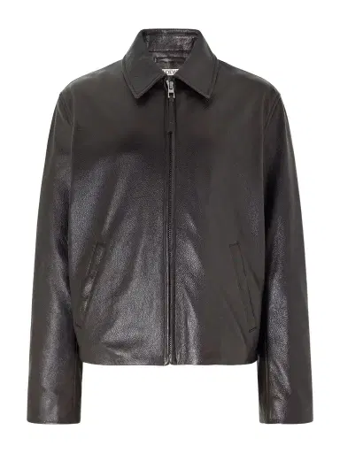 Loewe Full-Grained Leather Jacket - Men | Thumbnail 1 Loewe Full-Grained Leather Jacket - Men | Thumbnail 1