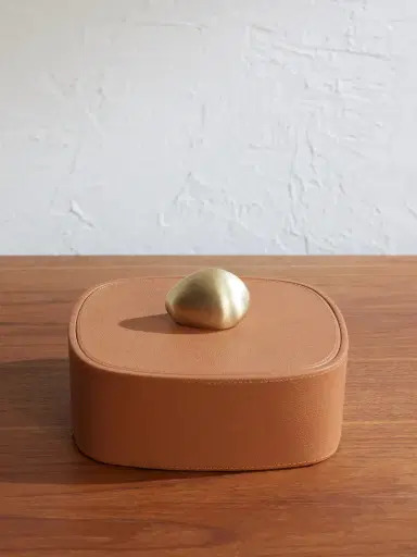 ASSOULINE Pebbled Leather Trinket Box - Men | Thumbnail 1 ASSOULINE Pebbled Leather Trinket Box - Men | Thumbnail 1