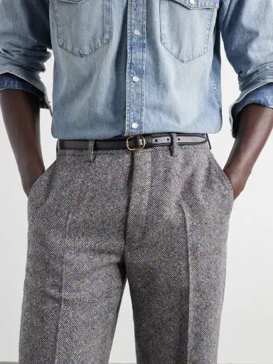 Husbands 1.5cm Leather Belt - Men | Thumbnail 2 Husbands 1.5cm Leather Belt - Men | Thumbnail 2