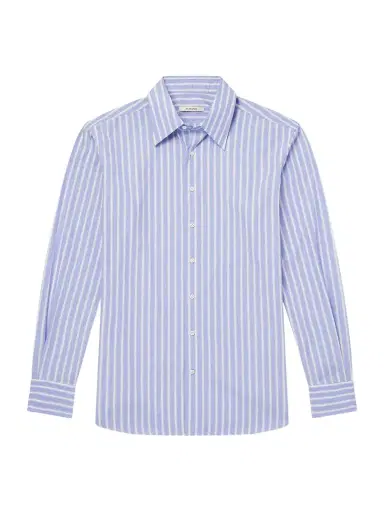 Husbands Striped Supima Cotton-Poplin Shirt - Men | Thumbnail 1 Husbands Striped Supima Cotton-Poplin Shirt - Men | Thumbnail 1