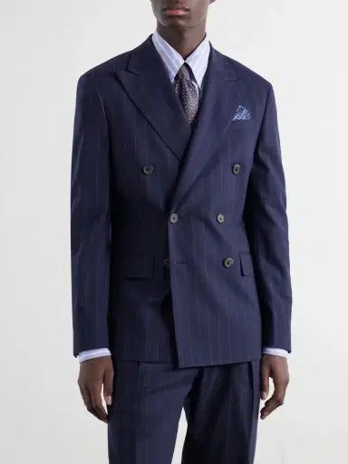 Polo Ralph Lauren Double-Breasted Striped Wool-Blend Suit Jacket - Men | Thumbnail 3 Polo Ralph Lauren Double-Breasted Striped Wool-Blend Suit Jacket - Men | Thumbnail 3