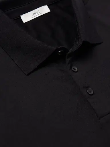 MR P. Silk and Cotton-Blend Polo Shirt - Men | Thumbnail 6 MR P. Silk and Cotton-Blend Polo Shirt - Men | Thumbnail 6