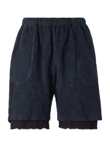 Les Tien Straight-Leg Cotton-Fleece Drawstring Shorts - Men | Thumbnail 1 Les Tien Straight-Leg Cotton-Fleece Drawstring Shorts - Men | Thumbnail 1
