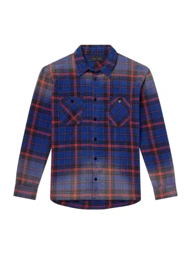 Les Tien Checked Cotton-Flannel Shirt - Men | Thumbnail 1 Les Tien Checked Cotton-Flannel Shirt - Men | Thumbnail 1